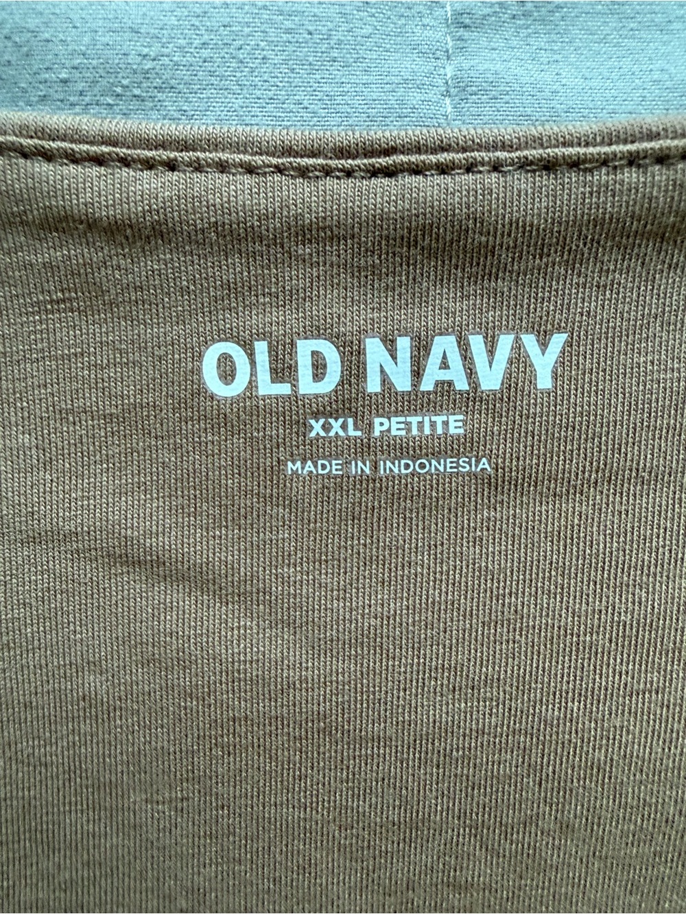 Old Navy Long Sleeve Scoop Neck Top - Taupe - NWT - XXL Petite - Picture 5 of 9